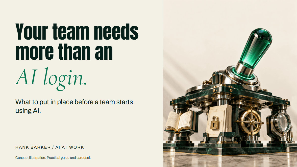 Before your team starts using AI